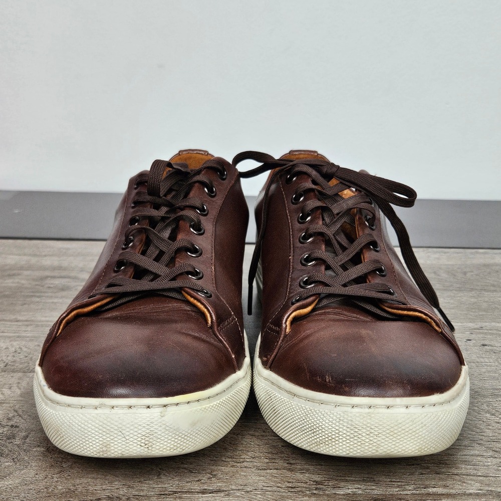 Thursday Boot Co Premier Low Top Mens Brown Leather Sneakers Size 9.5 US - Picture 4 of 13